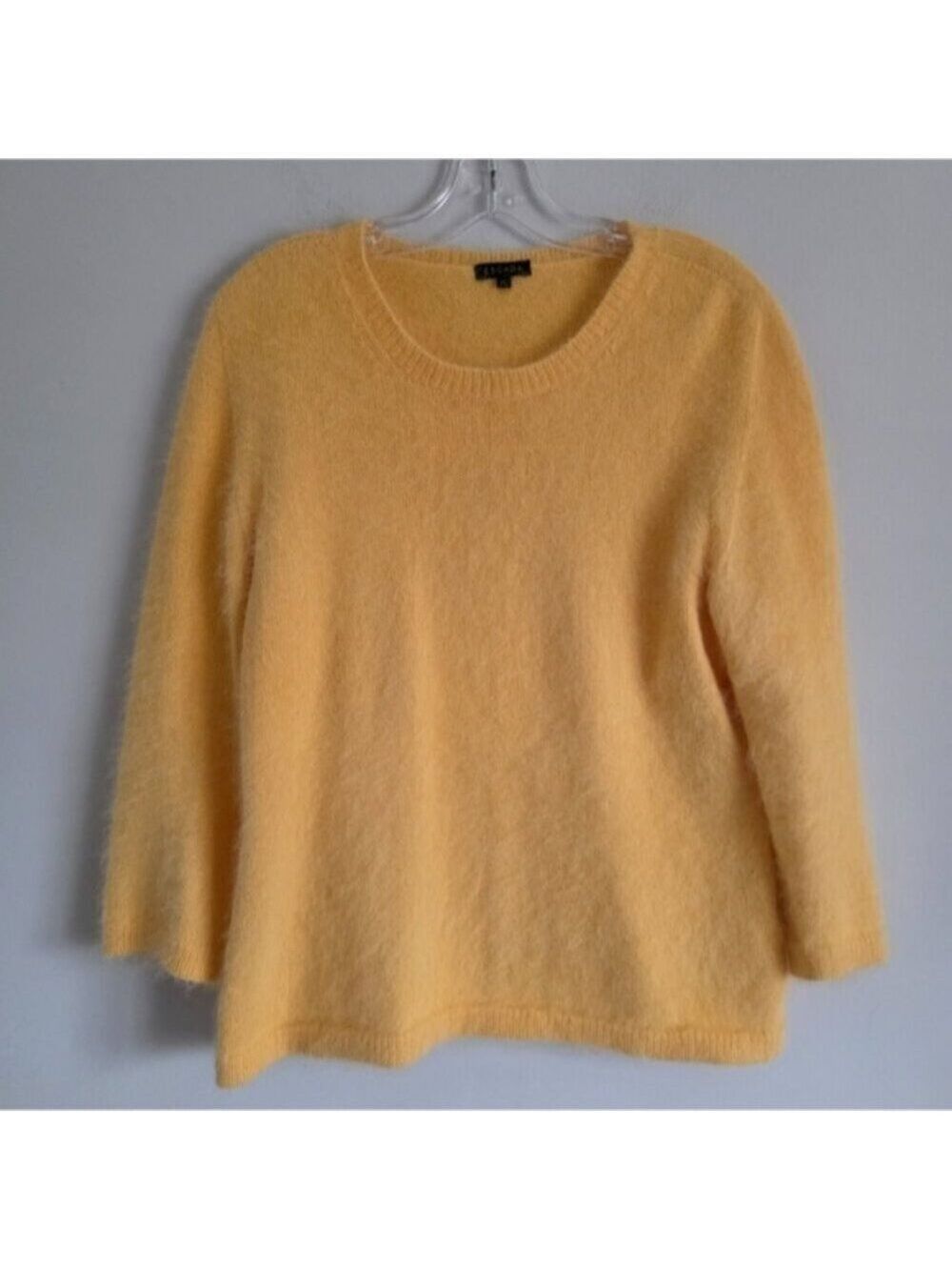 ESCADA | Angora Sweater Yellow Yolk Sz XL